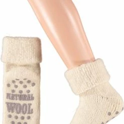 Wollen Sokken Dames | Huisokken Dames | Licht Beige | Maat 35/38 | Huissok Met Anti Slip | Fluffy Sokken | Slofsokken | Huissokken | Anti Slip Sokken | Warme Sokken | Winter Sokken | Apollo -Dames-schoenen Winkel 550x770 2