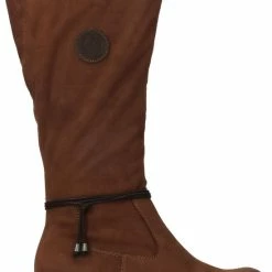 Rieker Lange Laars - Vrouwen - Cognac - Maat 39 -Dames-schoenen Winkel 550x773 1
