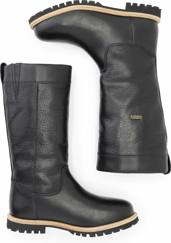 Travelin' Storslett Dames Outdoorlaarzen - Waterdicht En Ademend - Wol Gevoerde Wandellaars - Zwart Leer - Maat 38 7 Travelin' Storslett Dames Outdoorlaarzen - Waterdicht En Ademend - Wol Gevoerde Wandellaars - Zwart Leer - Maat 38 - Afbeelding 5