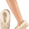 Apollo Dames Ballerina Sloffen/pantoffels Beige Maat 40-42 -Dames-schoenen Winkel 550x794 6