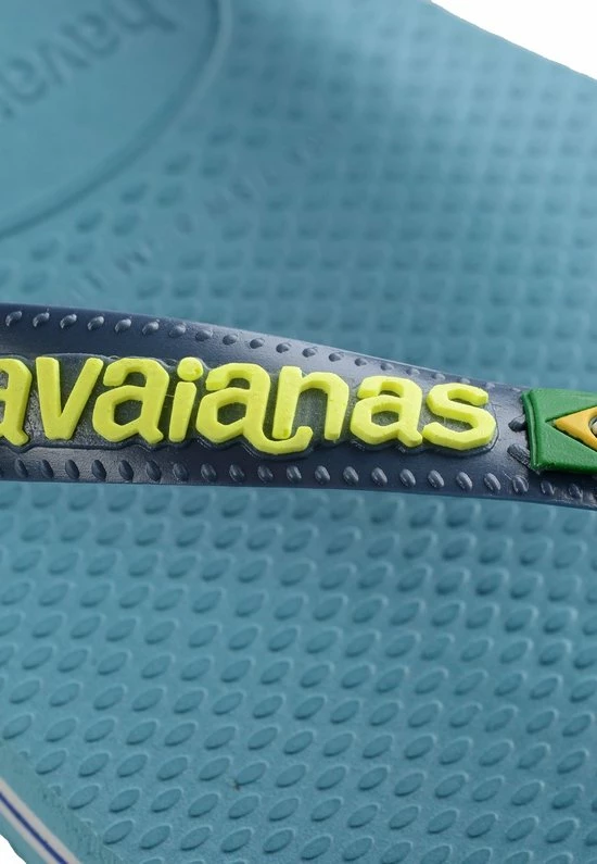 Havaianas Brasil Logo Unisex Slippers - Nautical Blue - Maat 41/42 15 Havaianas Brasil Logo Unisex Slippers - Nautical Blue - Maat 41/42 - Afbeelding 13