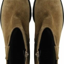 Gabor Enkellaarsjes Dames / Laarzen / Damesschoenen - Suède - 92.806.34 - Taupe - Maat 40 -Dames-schoenen Winkel 550x800 1