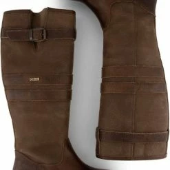 Travelin' Norway - Dames Wolgevoerde Outdoorlaars - Waterdicht En Ademend - Wandellaarzen - Bruin Leer - Maat 38 -Dames-schoenen Winkel 550x800 2