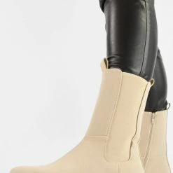 POSH By Poelman CHELLY Chelsea Laarzen - Beige - Maat 37 11 POSH By Poelman CHELLY Chelsea Laarzen - Beige - Maat 37 -Dames-schoenen Winkel 550x803 3