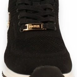 Mexx Dames Sneaker Gitte Glitter Zwart -Dames-schoenen Winkel 550x805