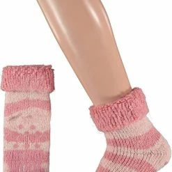 Apollo - Slofsokken - Anti Slip - Dames - Gestreept - Assorti - Maat 35-38 - 1 Paar -Dames-schoenen Winkel 550x811 1