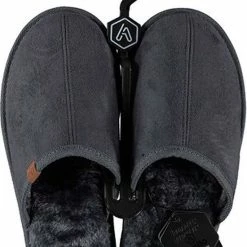 Apollo Unisex Sloffen - Grijs - Maat 45/46 - Pantoffels