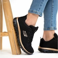 Skechers Graceful Get Connected Dames Sneakers - Zwart - Maat 39 31 Skechers Graceful Get Connected Dames Sneakers - Zwart - Maat 39 -Dames-schoenen Winkel 550x820 3