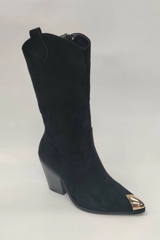 Pretty Shoes Breda Laars - Dames - Zwart -Maat 39 - Kunstsuede 3 Pretty Shoes Breda Laars - Dames - Zwart -Maat 39 - Kunstsuede