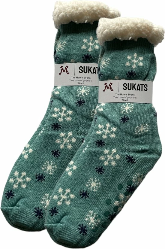 Sukats® Huissokken - Homesocks - Maat 36-41 - Anti-Slip - Fluffy - Dames Huissokken - Variant 7 3 Sukats® Huissokken - Homesocks - Maat 36-41 - Anti-Slip - Fluffy - Dames Huissokken - Variant 7