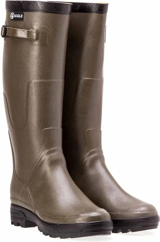 Aigle Benyl M Kaki Rubberlaarzen 5 Aigle Benyl M Kaki Rubberlaarzen - Afbeelding 3