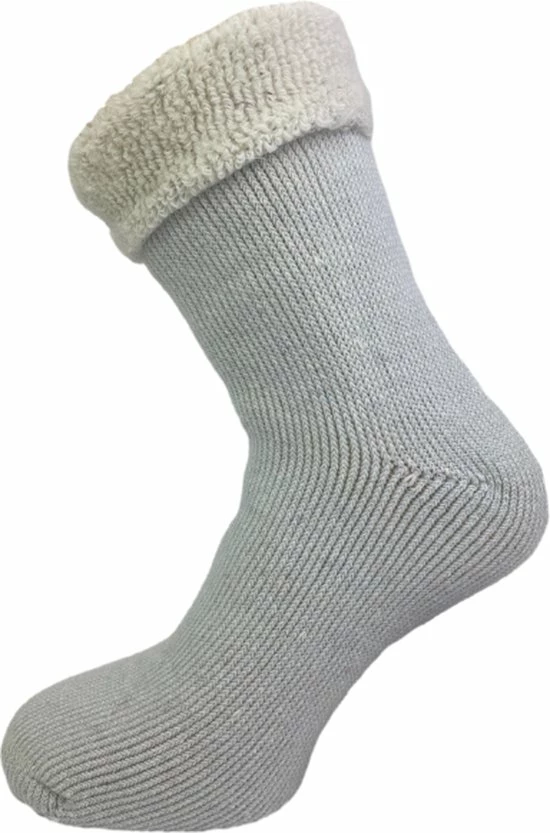 SQOTTON Merinowollen Huissok - Blauw - Maat 35-38 3 SQOTTON Merinowollen Huissok - Blauw - Maat 35-38