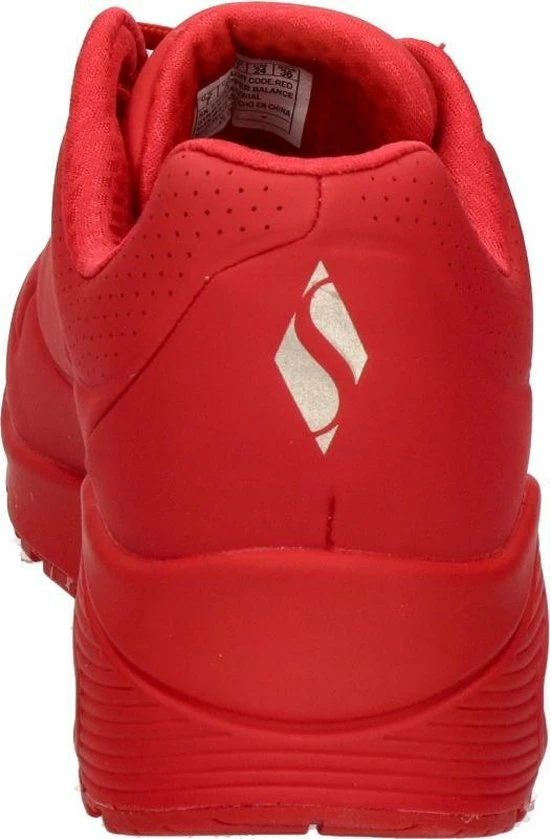 Skechers Uno Stand On Air Dames Sneakers - Rood - Maat 38 16 Skechers Uno Stand On Air Dames Sneakers - Rood - Maat 38 - Afbeelding 14